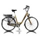 Miejski rower elektryczny Devron Milton 28028 - Beżowo-czarny - Beżowo-czarny