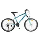 Odlehčené juniorské kolo Olpran Helix ALU 24" - model 2026 • 125-145 cm • 12,4 kg - šedá/černá/bílá - modrá/bílá/zelená