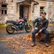 Kožená moto bunda W-TEC Mungelli EVO - vintage černo-hnědá