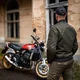 Moto bunda W-TEC Caravago - zelená