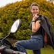 Women’s Motorcycle Jeans W-TEC Dynetis Lady - Blue