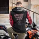Motorcycle Jacket W-TEC Black Heart Radikaal - Red-Black