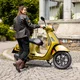 Dámské moto jeansy W-TEC Komehana - černá