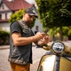 Moto vesta W-TEC Black Heart Regimento - tmavě šedá-kamufláž