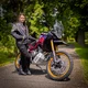 Dámská letní moto bunda W-TEC Jelsa - šedá-fluo