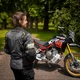 Dámská letní moto bunda W-TEC Jelsa - šedá-fluo