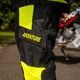 Dětské rostoucí moto kalhoty W-TEC Pinapoco - černá-fluo