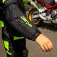 Dětská rostoucí moto bunda W-TEC Pinapoco - černá-fluo