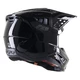 Motorcycle Helmet Alpinestars S-M5 Scout Black/Silver Glossy Matte 2022