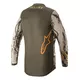 Motocross Jersey Alpinestars Racer Tactical Green/Sand Camo/Tangerine 2022