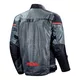 Pánska moto bunda LS2 Riva Black Dark Grey Red - čierna/tmavo šedá/červená