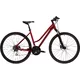 Dámsky crossový bicykel Kross Evado 4.0 28" - model 2023 - rubínová/čierna - rubínová/čierna
