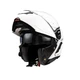 Moto přilba SENA Impulse s integrovaným Mesh headsetem Shine White - lesklá bílá
