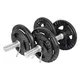 Jednoruční nakládací činkový set KAWMET 2x10 kg - 2.jakost