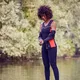 Dámska neoprénová bunda Jobe Porto Jacket - čierno-červená