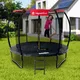 Trampolina z pełnym wyposażeniem inSPORTline Flea PRO 244 cm