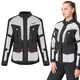 Dámská moto bunda W-TEC Xenia CE - černo-šedá - černo-šedá