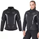 Letní dámská moto bunda W-TEC Mirelia - černo-šedo-růžová - černo-šedá