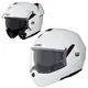 Překlopná moto přilba W-TEC Sabron P/J - White - White