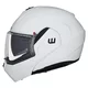 Překlopná moto přilba W-TEC Sabron P/J - White