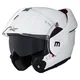 Překlopná moto přilba W-TEC Sabron P/J - White