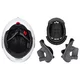 Překlopná moto přilba W-TEC Sabron P/J - Pearl White