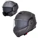 Překlopná moto přilba W-TEC Zoroz P/J - Metallic Grey