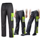 Pláštěnkové moto kalhoty W-TEC Colnari - černá-fluo zelená