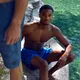 Pánske kúpacie kraťasy Jobe Swimshorts 8001 - šedá