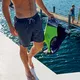 Pánske kúpacie kraťasy Jobe Swimshorts 8001 - šedá