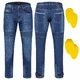 Pánské moto jeansy W-TEC Remon - modrá