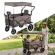 Skládací transportní vozík inSPORTline StrollKidz s možností přepravy dětí