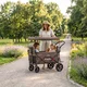 Skládací transportní vozík inSPORTline StrollKidz s možností přepravy dětí
