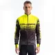 Pánská cyklistická bunda CRUSSIS CSW-064 - 2.jakost - černá-fluo žlutá - černá-fluo žlutá