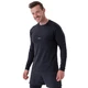 Men’s Long-Sleeve Activewear T-Shirt Nebbia “Layer Up” 329 - Red - Black