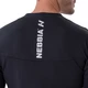 Pánske funkčné tričko Nebbia „Layer Up“ 329 - Black