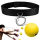 Reflexní boxovací míček na hlavu inSPORTline Respell Light 18g s čelenkou