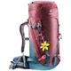Mountaineering Backpack DEUTER Guide 30+ SL - Maroon-Arctic - Maroon-Arctic