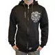 Hooded Sweatshirt BLACK HEART Trigger Zip