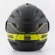 Moto prilba Blauer Brat Black/Fluo Yellow