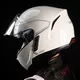 Moto přilba SENA Impulse s integrovaným Mesh headsetem Shine White