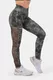 Nebbia ECO terepszínű zöld hálós leggings "Breathe"
