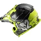 LS2 FAST EVO CRUSHER BLACK HI VIS YELLOW motocross bukósisak