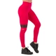 Nebbia leggings Sporty magas derékkal és oldalzsebbel - fekete - pink
