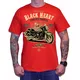 Тениска BLACK HEART Harley Red - XXL - червен