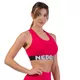 Sportovní podprsenka Nebbia Cross Back 410 - Black - Pink