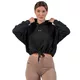 Volná crop mikina Nebbia Iconic 421 - Brown