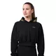 Women’s Hoodie Nebbia Golden Crop 824 - Black