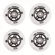 Set 4 pcs – Wheels 70mm and Bearing ABEC-5 carbon