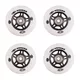 Set 4 pcs – Wheels 64mm and Bearing ABEC-5 carbon